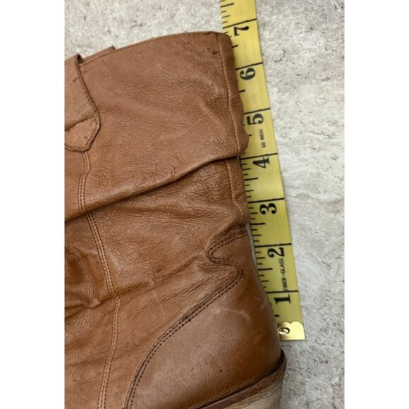 Steve Madden Womens P. Wesst Brown Leather Western Ankle Boots Size 6.5 - Picture 8 of 14